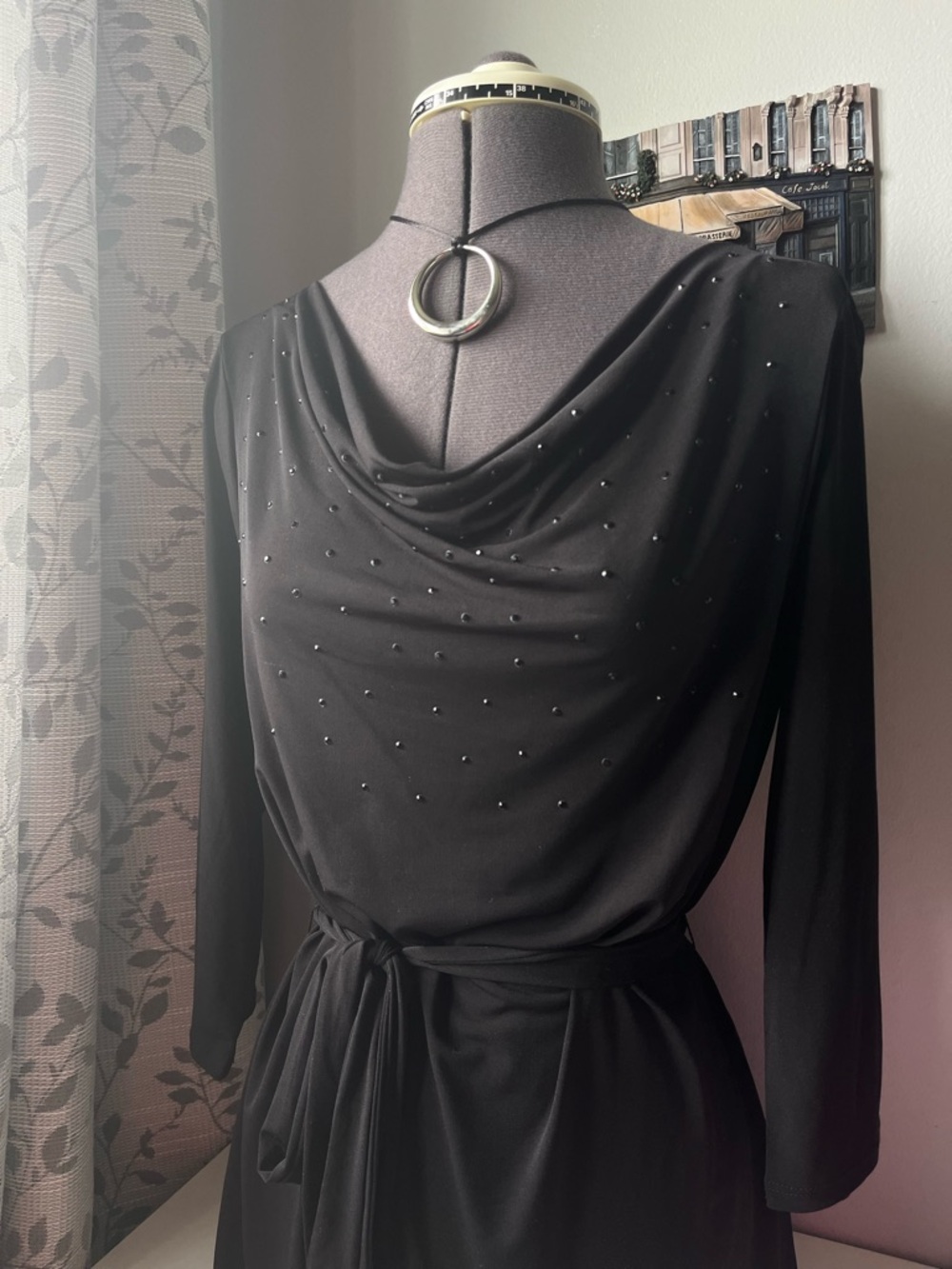 Vintage East 5th Beaded Tie-Around Top